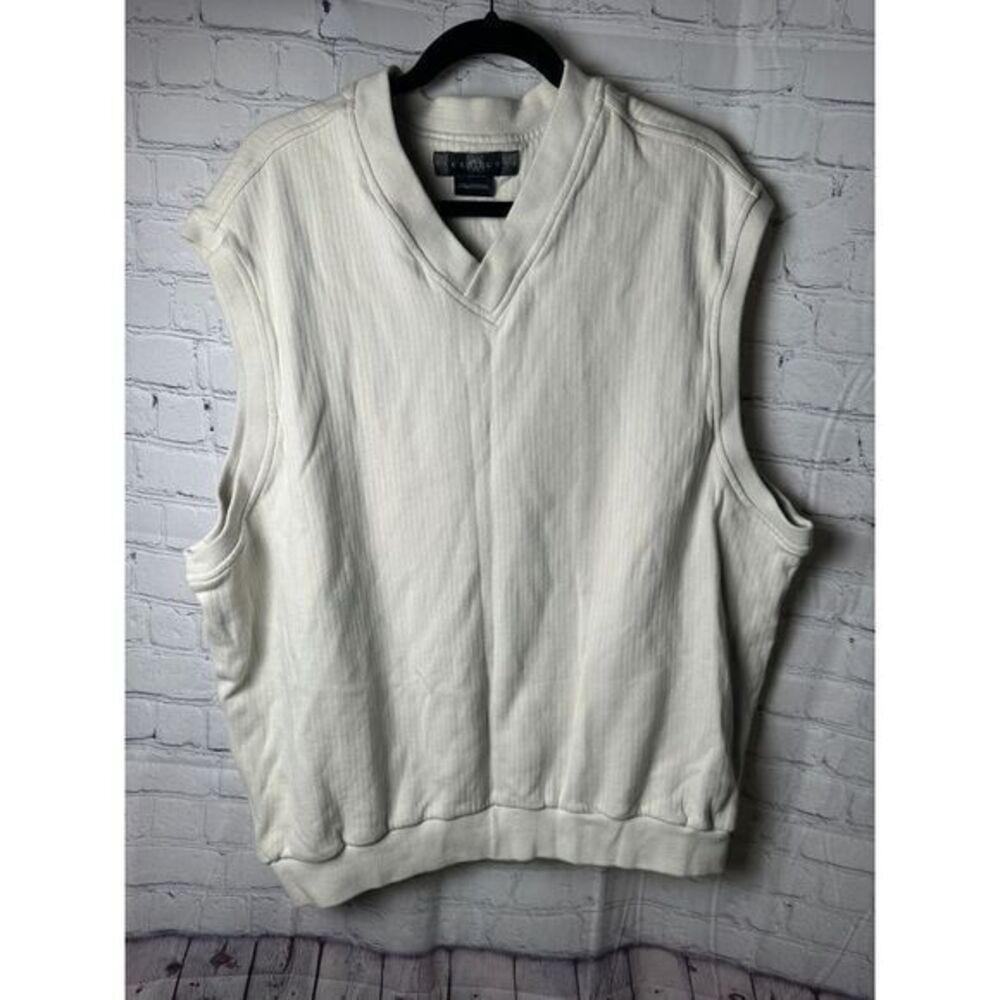 NIKE GOLD MENS IVORY COLORED VEST  (XXL)  EUC GENTLY WORN